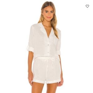 LIKE NEW BHLDN Homebodii Linen L/S PJ Set